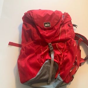 REI Hiking Backpack. Red and lightweight.